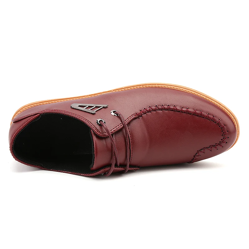 

New Fashion Comfortable Leather Casual Shoes Men Handmade Vintage Shoes Flats Lace-up Pop Tide Chaussure Homme Ete Nice Zapatos