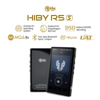 hiby r5 saber android 8 1 hifi lossless hires music player wifiair playbluetoothldacdsdaptxuatmqatidalspotify