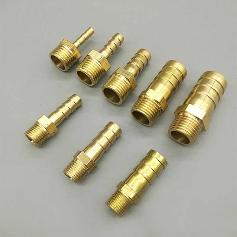 Латунный фитинг для труб 4 мм 6 8 10 12 19 шлангов 1/8 &quot1/4&quot 1/2 &quot3/8&quot BSP соединительный