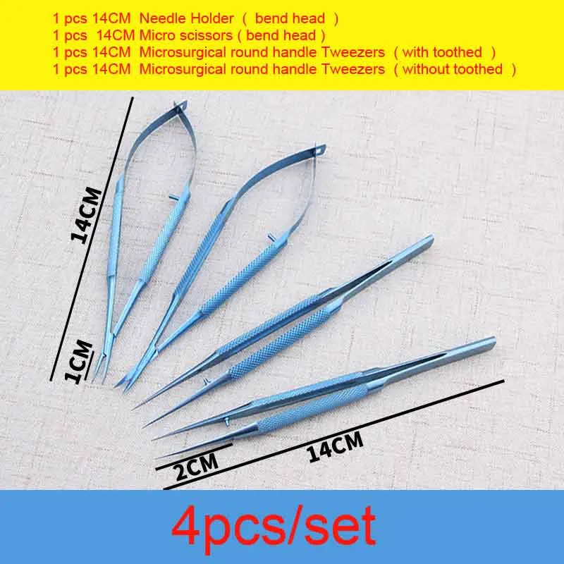 Титановые хирургические инструменты Tlloy офтальмологические микрохирургические