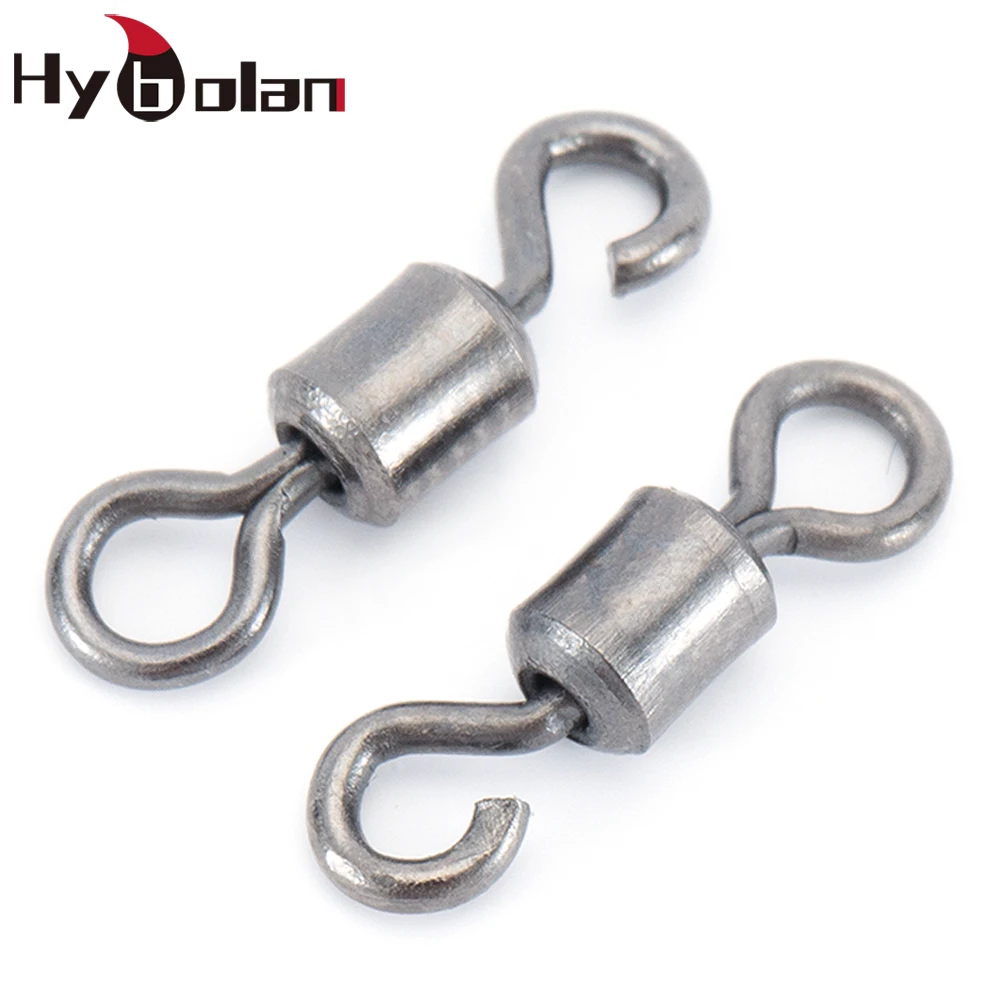 

HYBOLAN 50 шт. рыболовный соединитель открытие 8 формы поворотный сплав медь твердые кольца снасти аксессуар для DIY приманки Соединительный инст...