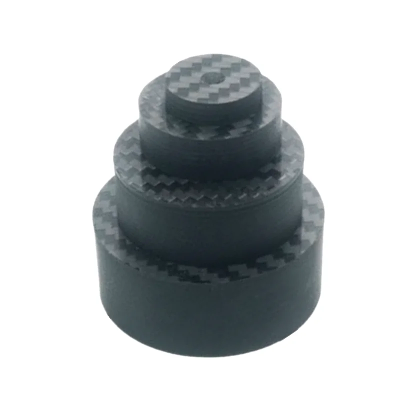 

AHSY HIFI 4 stcke Groe Carbon faser cylinde CD power verstrker bcherregal plattenspieler fu pad stodmpfer fu Stehen Pad