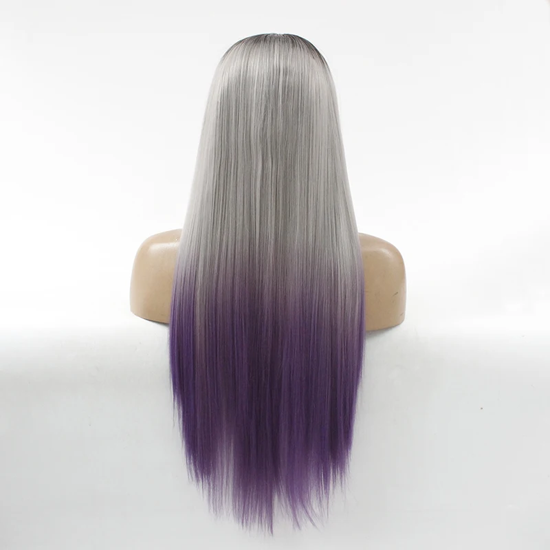 Парик для косплея термостойкий с перехлёстом из прямых волокон | Шиньоны и парики