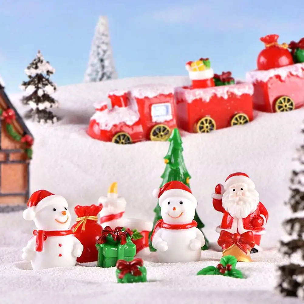 Милые полимерные украшения в виде новогодней елки деда мороза снеговика