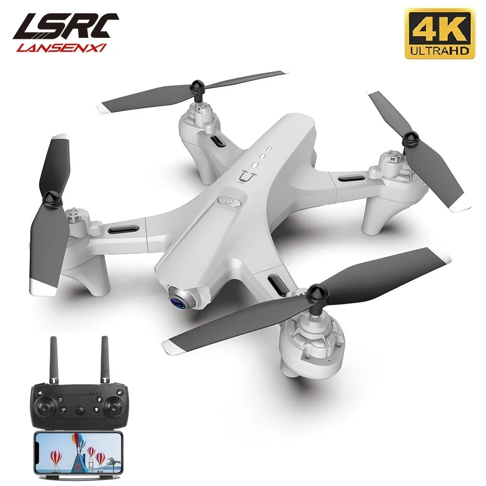 LANSENXI 2020 Новый Радиоуправляемый Дрон 1080P 4K HD Двойная камера WiFi FPV режим удержания