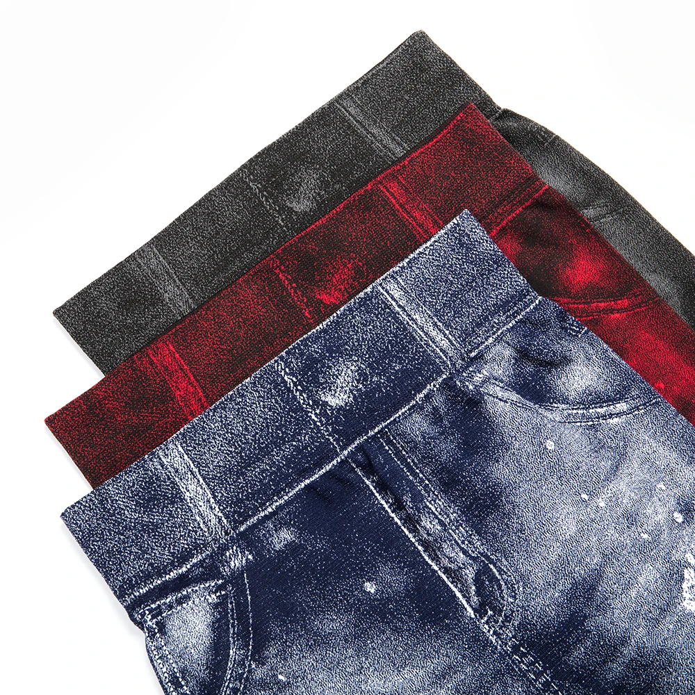 Женские джинсы с принтом эластичные леггинсы высокой талией 2021|Узкие джинсы| |