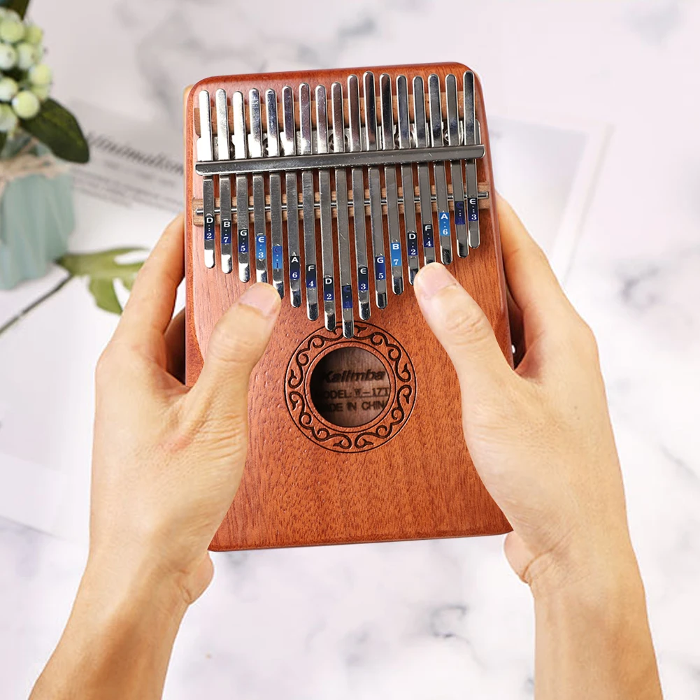 

Набор деталей Kalimba Mbira для самостоятельной сборки, комплект для настройки молоков и фортепиано с большим пальцем, 17 клавиш, музыкальный инст...