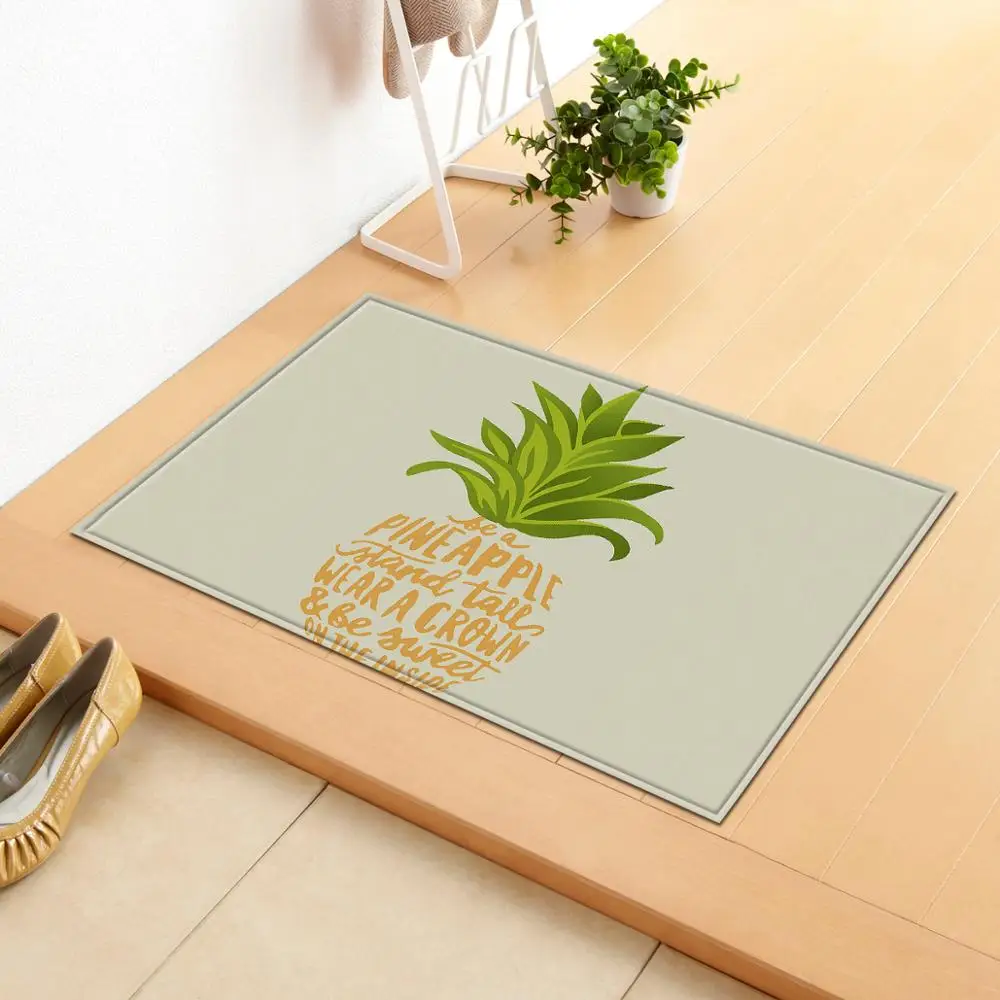 Мультяшный мопс коврик для дома входная дверь пола противоскользящий