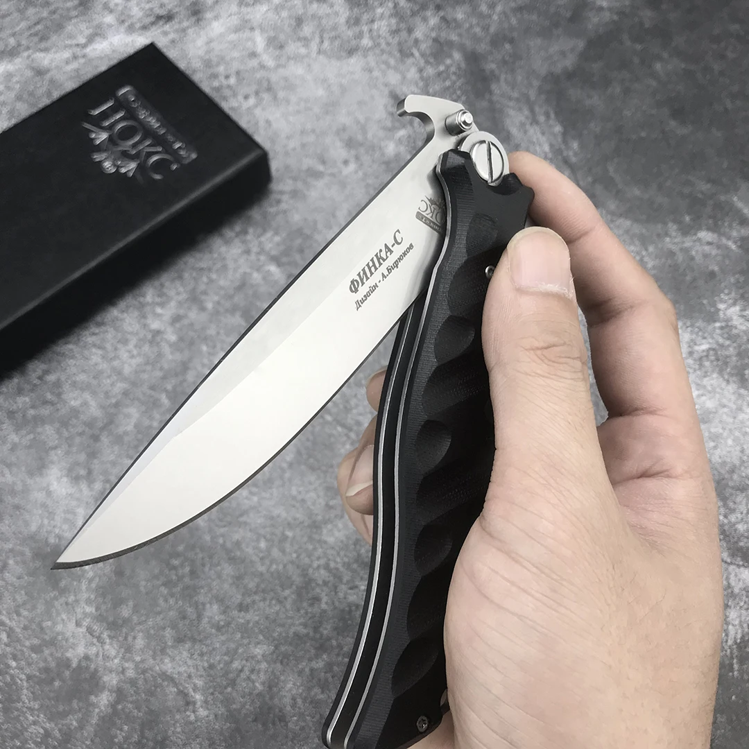 Тактический нож для кемпинга складной клинок в русском стиле Nkvd Ussr Finka NKVD