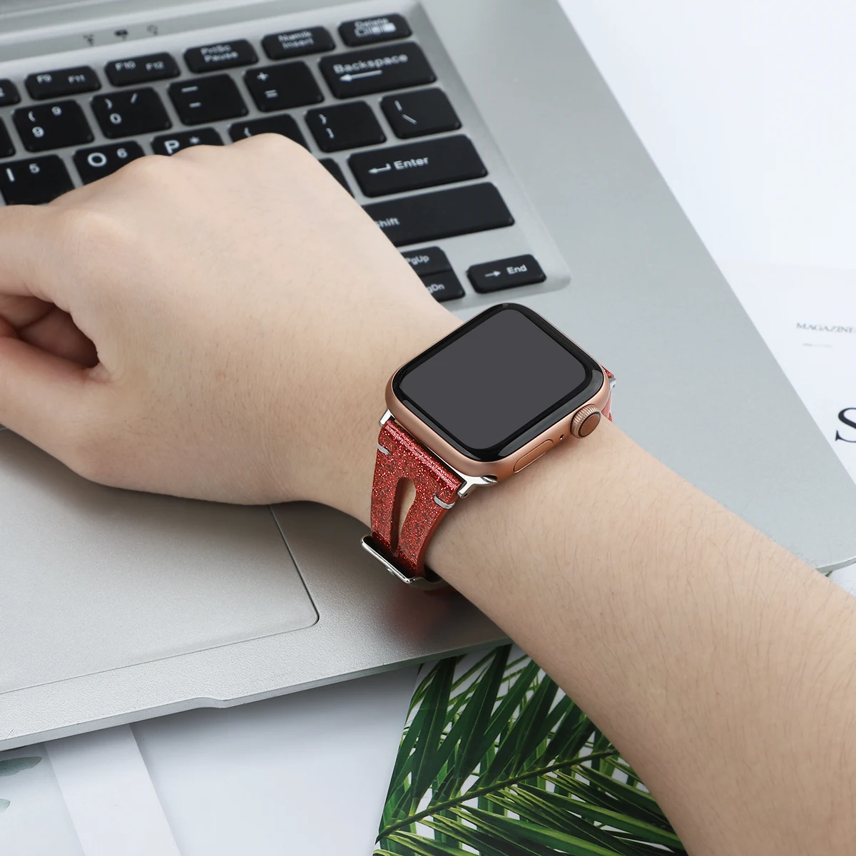 Ремешок для часов кожаный ремешок для Apple Watch, 38 мм, длина-44 мм, кожаный ремешок браслет Сменные Ремешки для наручных часов Iwatch серии 4/3/2/1 браслет 83004