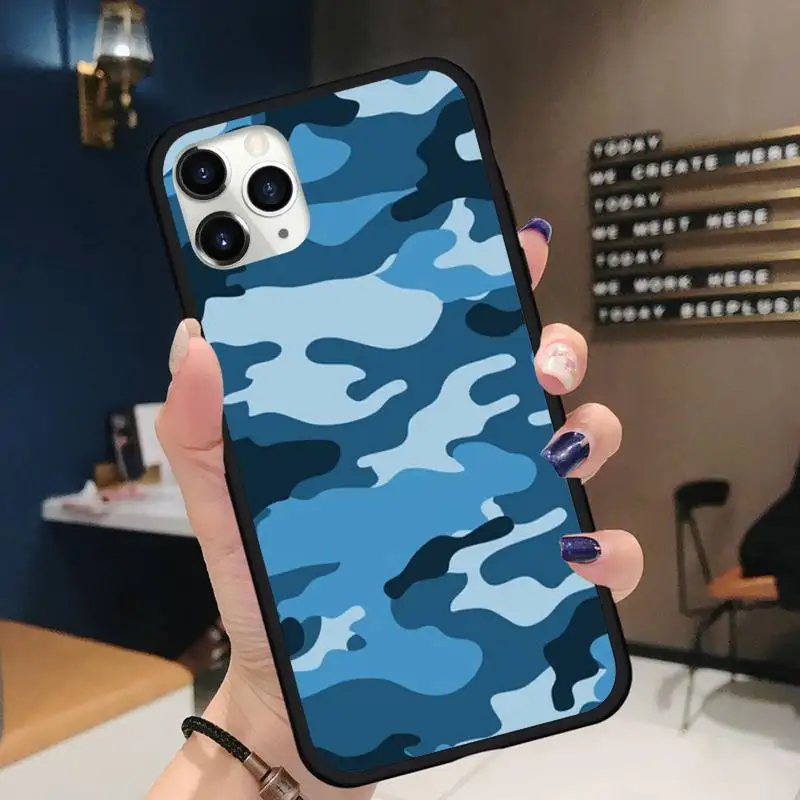 

Camouflage Pattern Camo military Army Phone Case for iPhone 11 12 pro XS MAX 8 7 6 6S Plus X 5S SE 2020 XR mini Funda