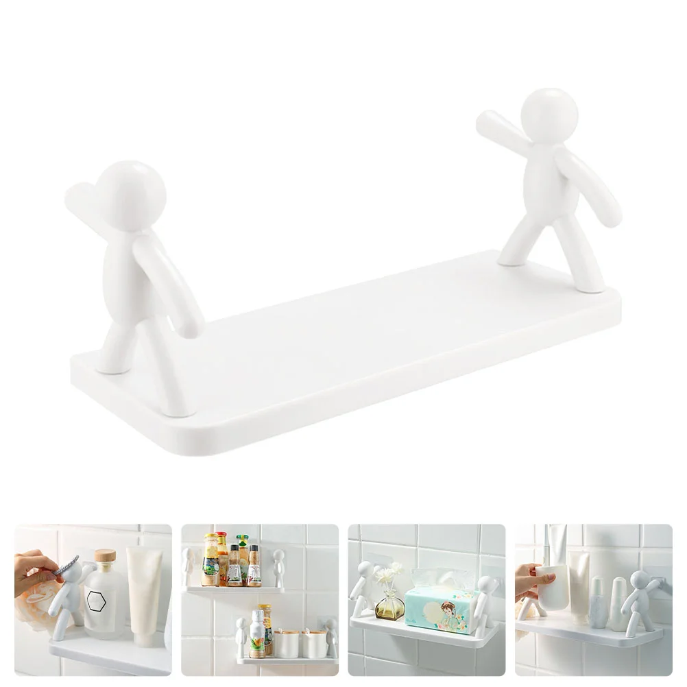 

1Pc Seasoning Jar Rack Nail-free Storage Stand Household Storage Bracket