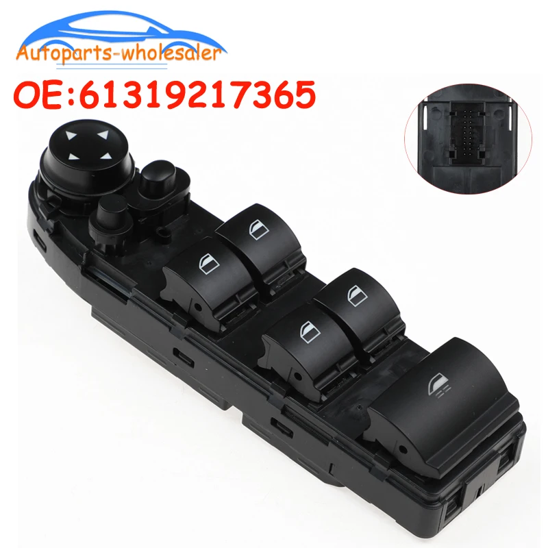 

New 61319217365 For BMW 3 Series E90 E91 E92 E93 Window Lifter Switch Power Window Switch 61319125322 61319132181 61319180309