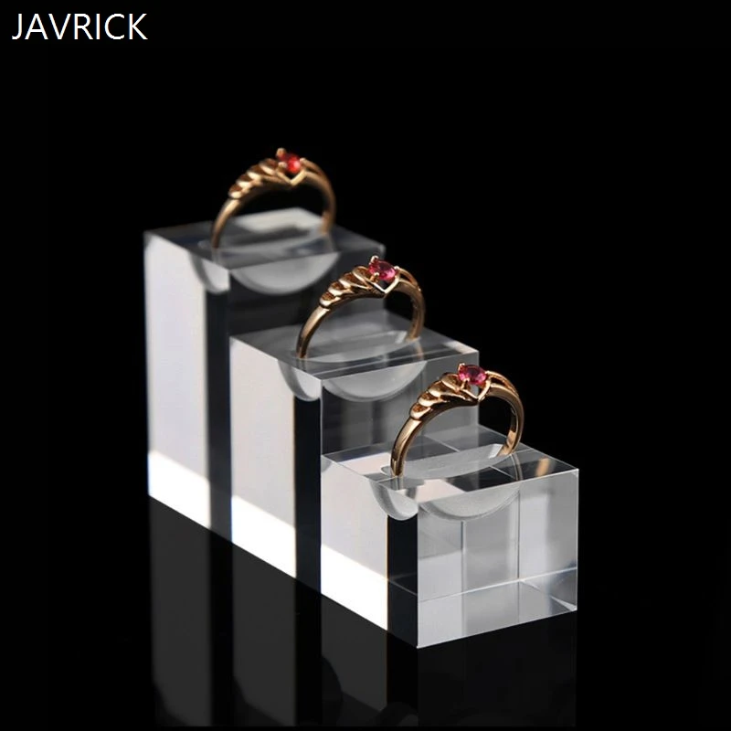 Держатель для ювелирных изделий из прозрачного акрила подставка витрина колец