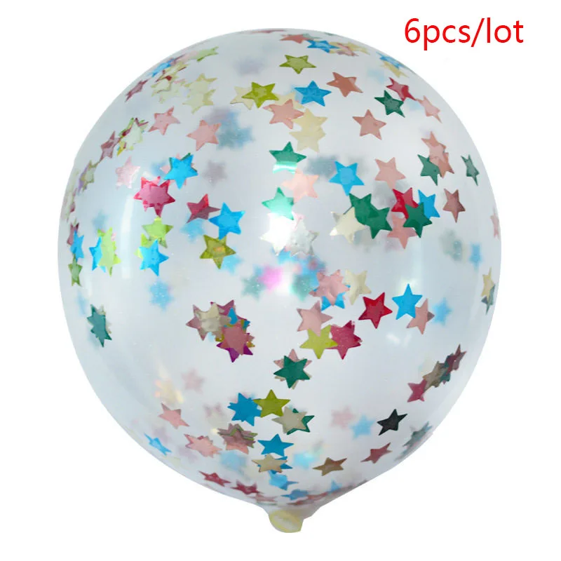 6pcs star mix DIY Золотая пыль звезда фоторамка баннеры 1st День рождения украшения Настенная рамка для фотографий и картин 1 год День рождения украшения для детей - Цвет: 6pcs star mix