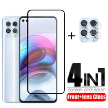 4-in-1 For Motoroal Moto G100 Glass For Moto G100 Tempered Glass Phone Film Full Cover Screen Protector For Moto G100 Lens Glass