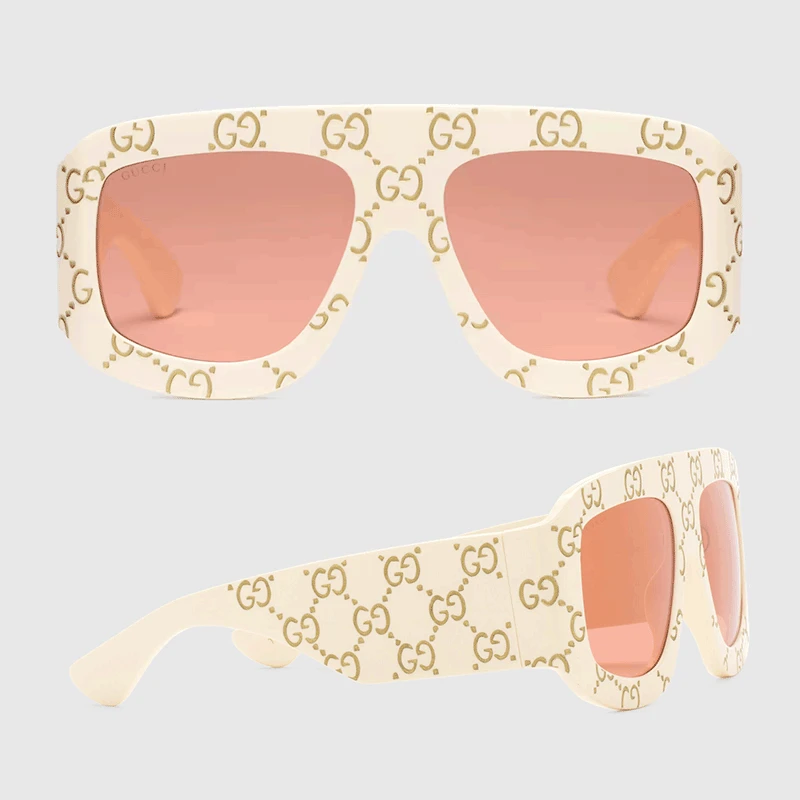 

Женские солнцезащитные очки большого размера, очки с полными надписями, популярные в Европе и Америке, ацетатные солнцезащитные очки унисе...