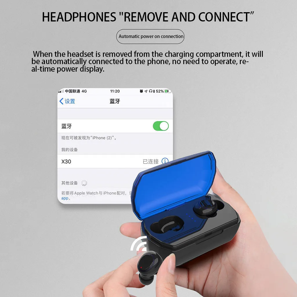 40 # Лидер продаж Bluetooth 5 0 гарнитура беспроводные наушники Twins мини стереонаушники
