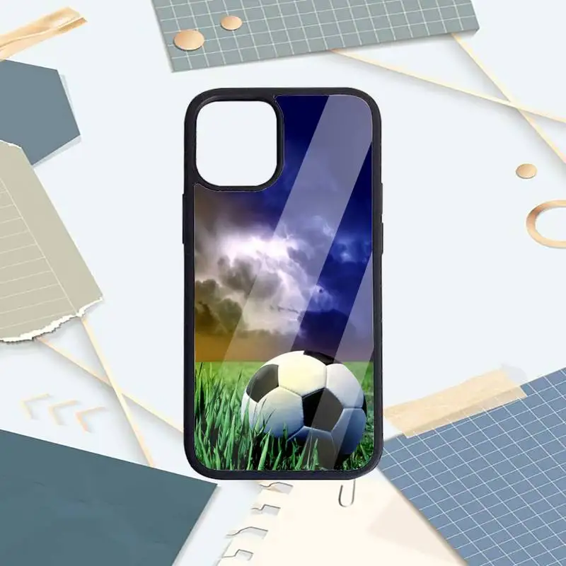 

Football flame pattern Phone Case PC For iPhone 11 12 pro XS MAX 8 7 6 6S Plus X 5S SE 2020 XR