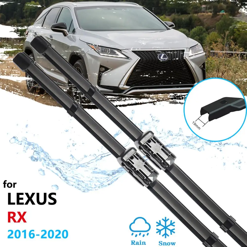 

for Lexus RX RX200t RX300 RX450h 2016 2017 2018 2019 2020 Car Wiper Blades Front Window Windshield Car Accessories 300 200t 450h