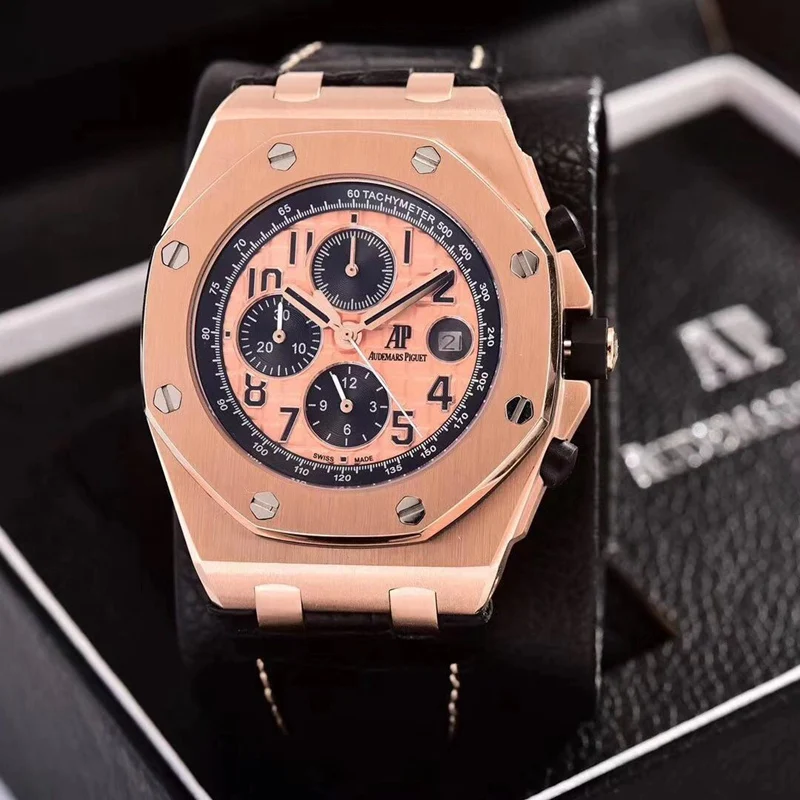 

Audemars- Piguet- new watch men's skeleton automatic mechanical AAA watch gold skeleton retro men's women watch men's watch 3121