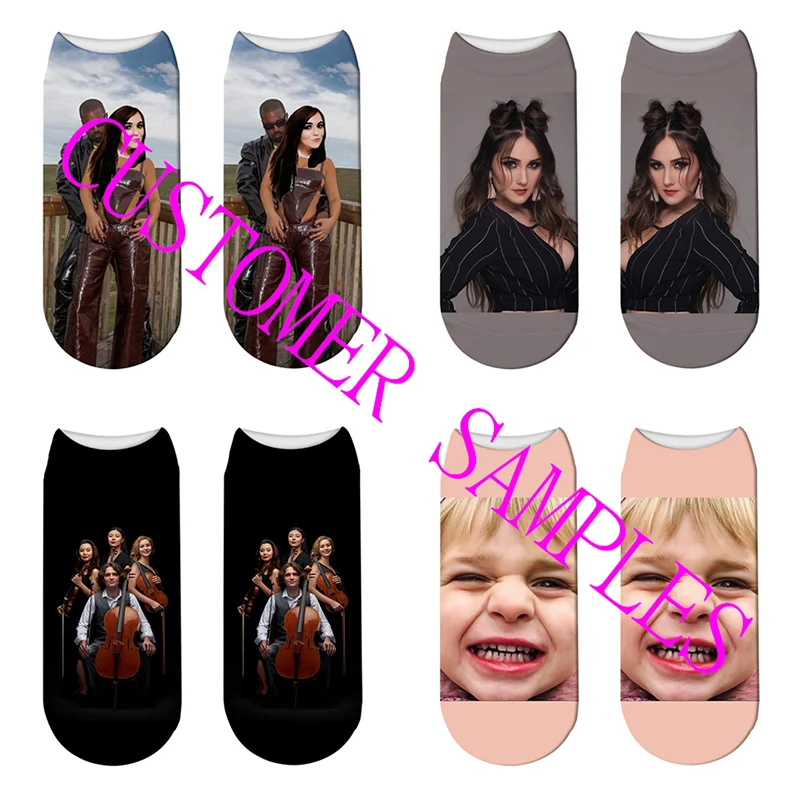 Изготовленный на заказ напрямую с фабрики хлопковые носки забавная Повседневная