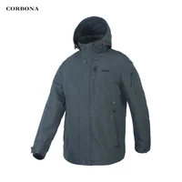 corbona autumn mens jacket business casual memory foam sports outdoor winter coat high quality cotton male clothing homme parka
