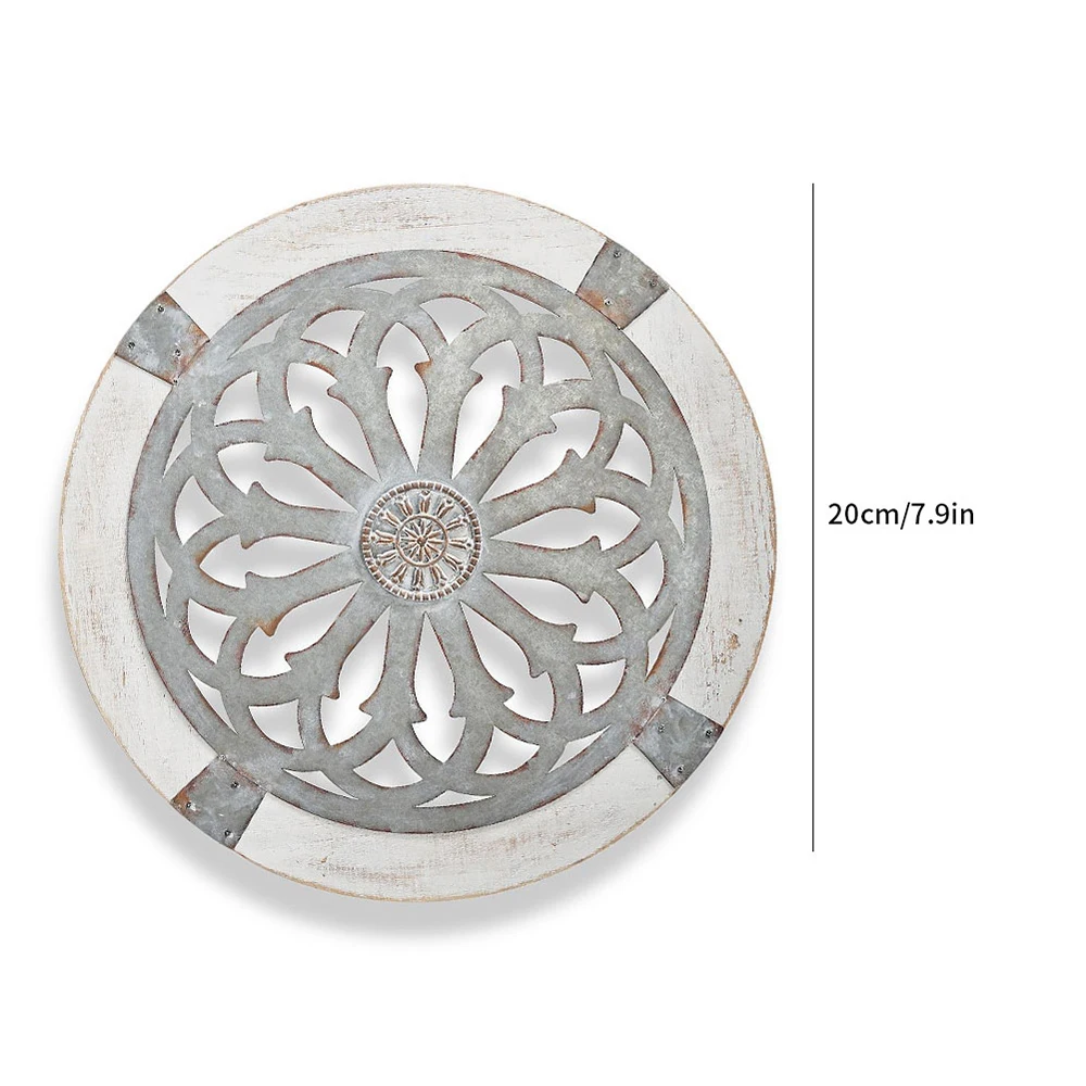 Металлические декоративные настенные медальоны деревянные украшения для дома и