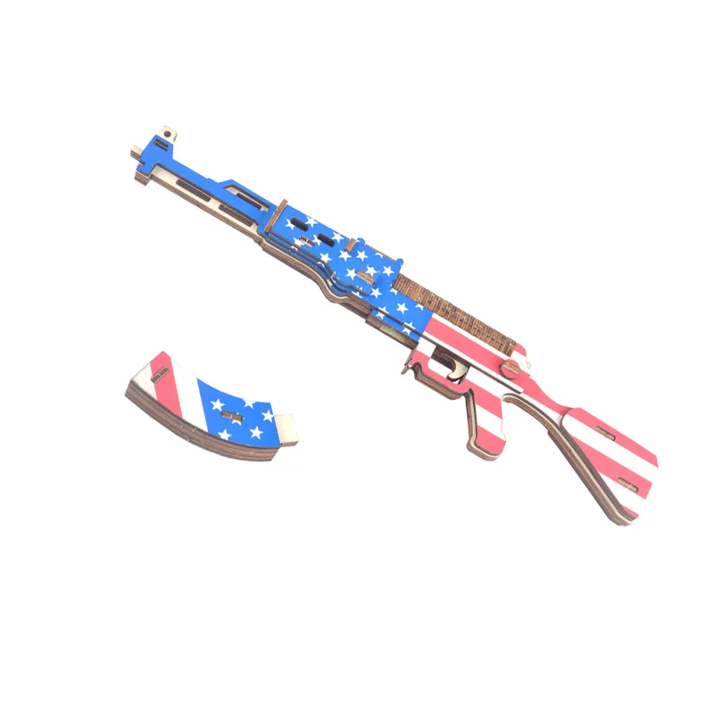 3D детская AK 47 пистолет головоломки DIY обучающие игрушки Моделирование секс