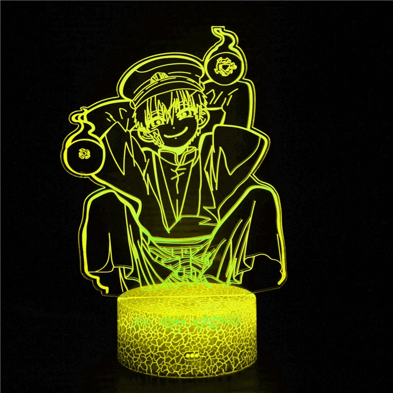 

Anime Ground Bondage Boy 3D Night Light Hanako Jun Character Comic Light Touch Remote Control 16 Color Cool Christmas Gift