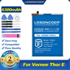 100% Оригинальный LOSONCOER 6300 мАч Мобильный телефон Аккумулятор для Vernee Thor E MTK6753