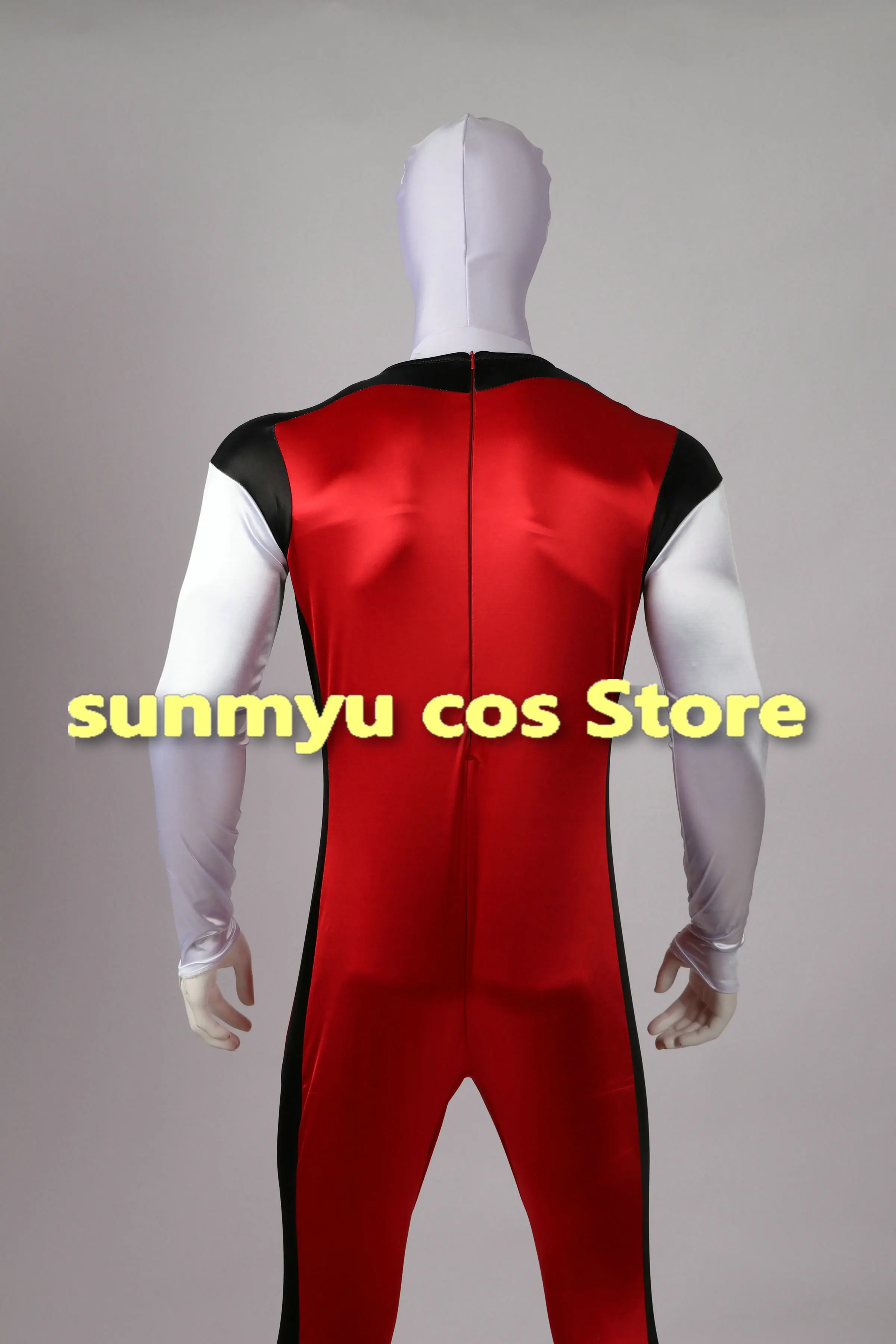 Красное боди с капюшоном для косплея