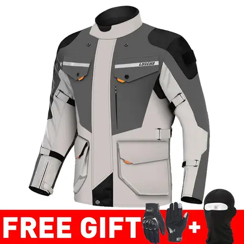 Мотоциклетная куртка LYSCHY, летний мотоциклетный костюм, куртка для мотокросса, дышащая, водонепроницаемая, M-5XL