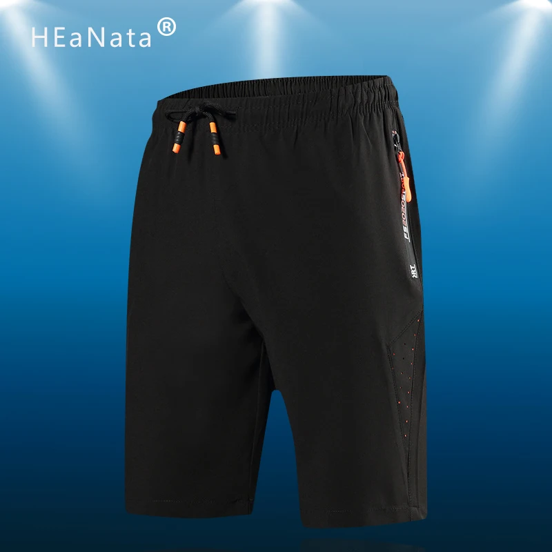 Шорты мужские спортивные однотонные свободные джоггеры быстросохнущие Бермуды