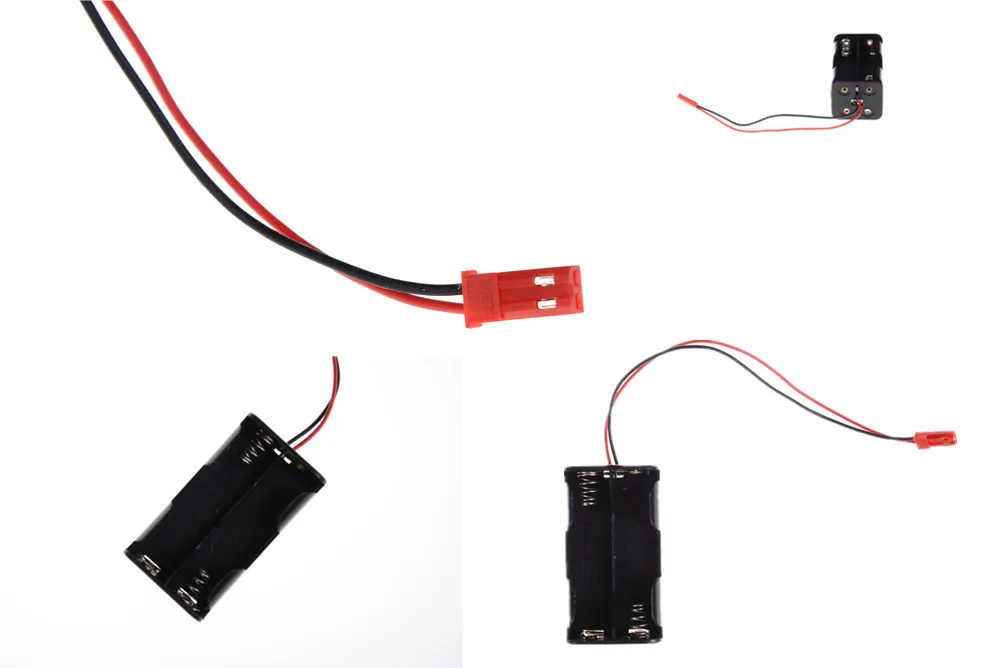 

Батарейный отсек для приемника, 4 шт., разъем AA, JST, батарейный отсек для 1/8, 1/10, 1/16, хобби, модели Nitro Car HSP на радиоуправлении