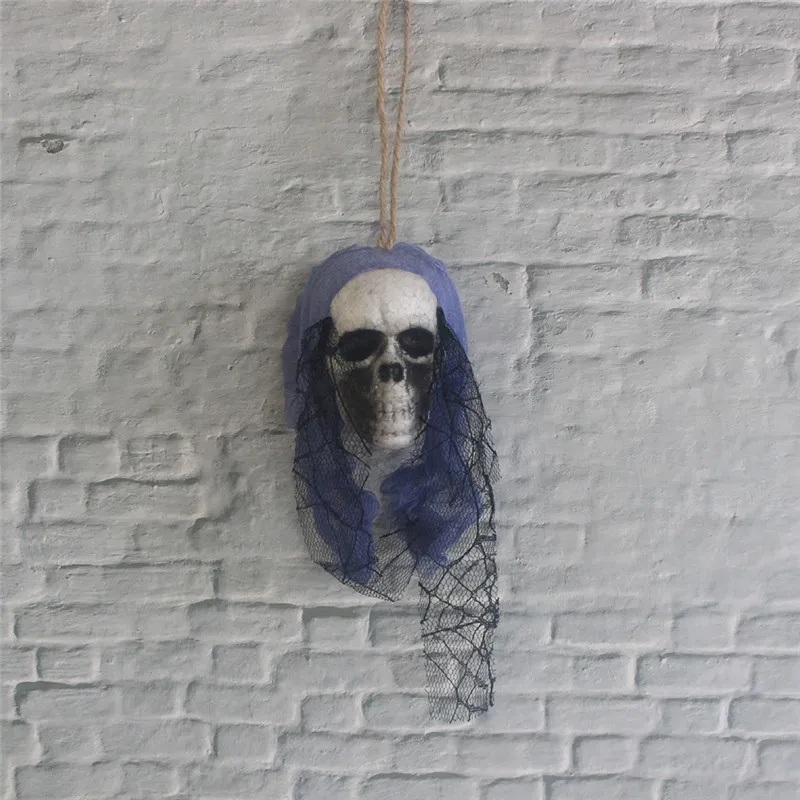 Halloween Decoration Skull Hanging Ghost Haunted House Grim Reaper Horror Props Home Door Bar Club Foam Ornaments | Дом и сад