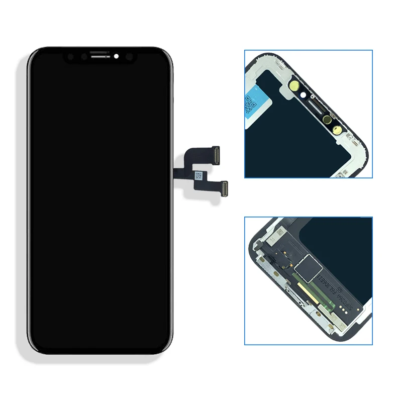 AAA+++ For iPhone X LCD XS Max OLED Screen Replacement Display With 3D Touch Digitizer Assembly enlarge