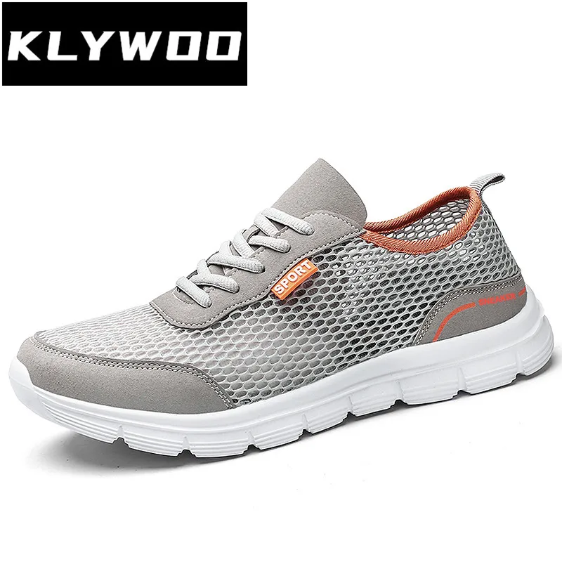 

Кроссовки KLYWOO мужские сетчатые, легкие лоферы, повседневная теннисная обувь, дешевые, лето