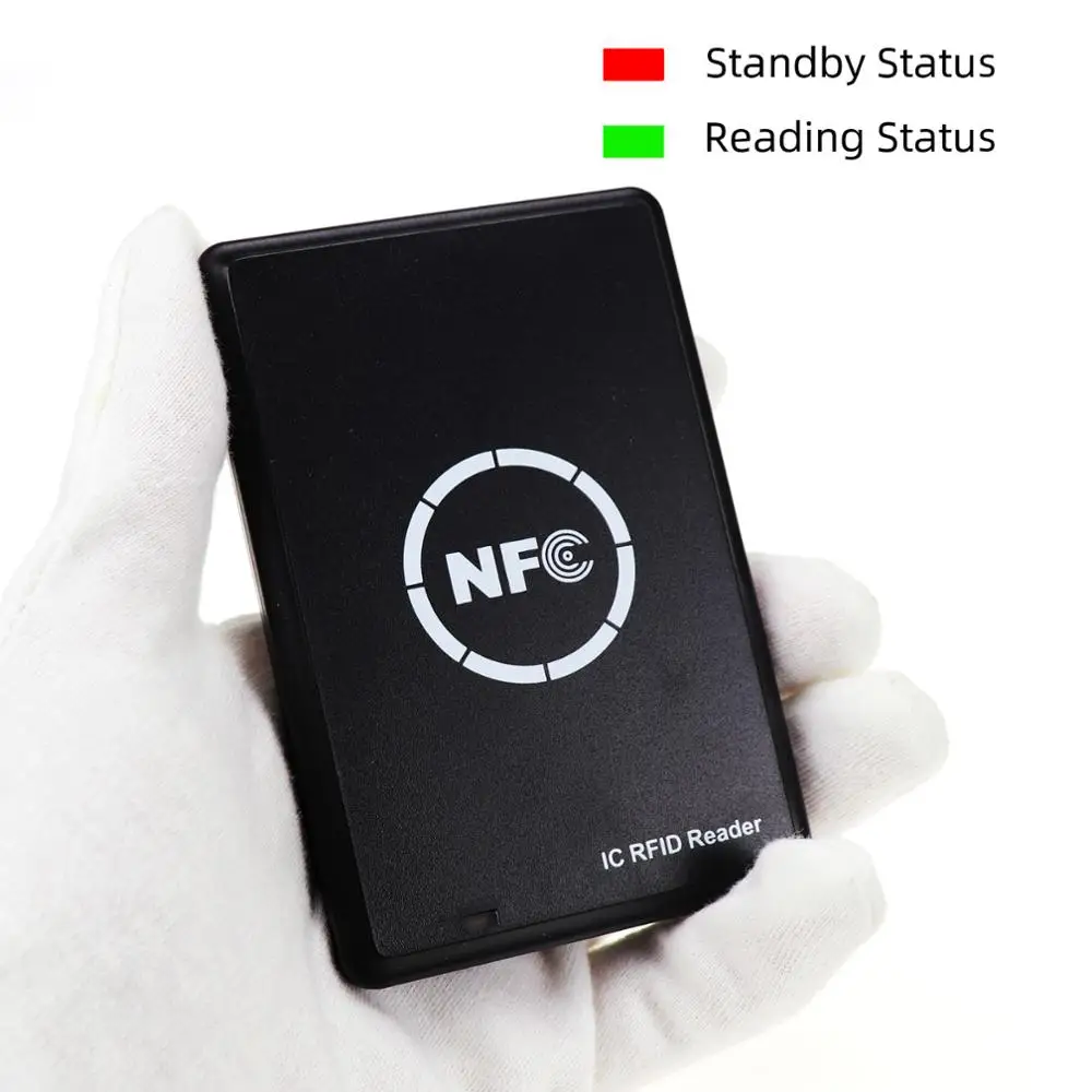 

NFC Smart Card Reader Writer RFID Copier Duplicator 13.56MHz USB Programmer Key fobs Card IC UID S50 MF ISO14443A Tag