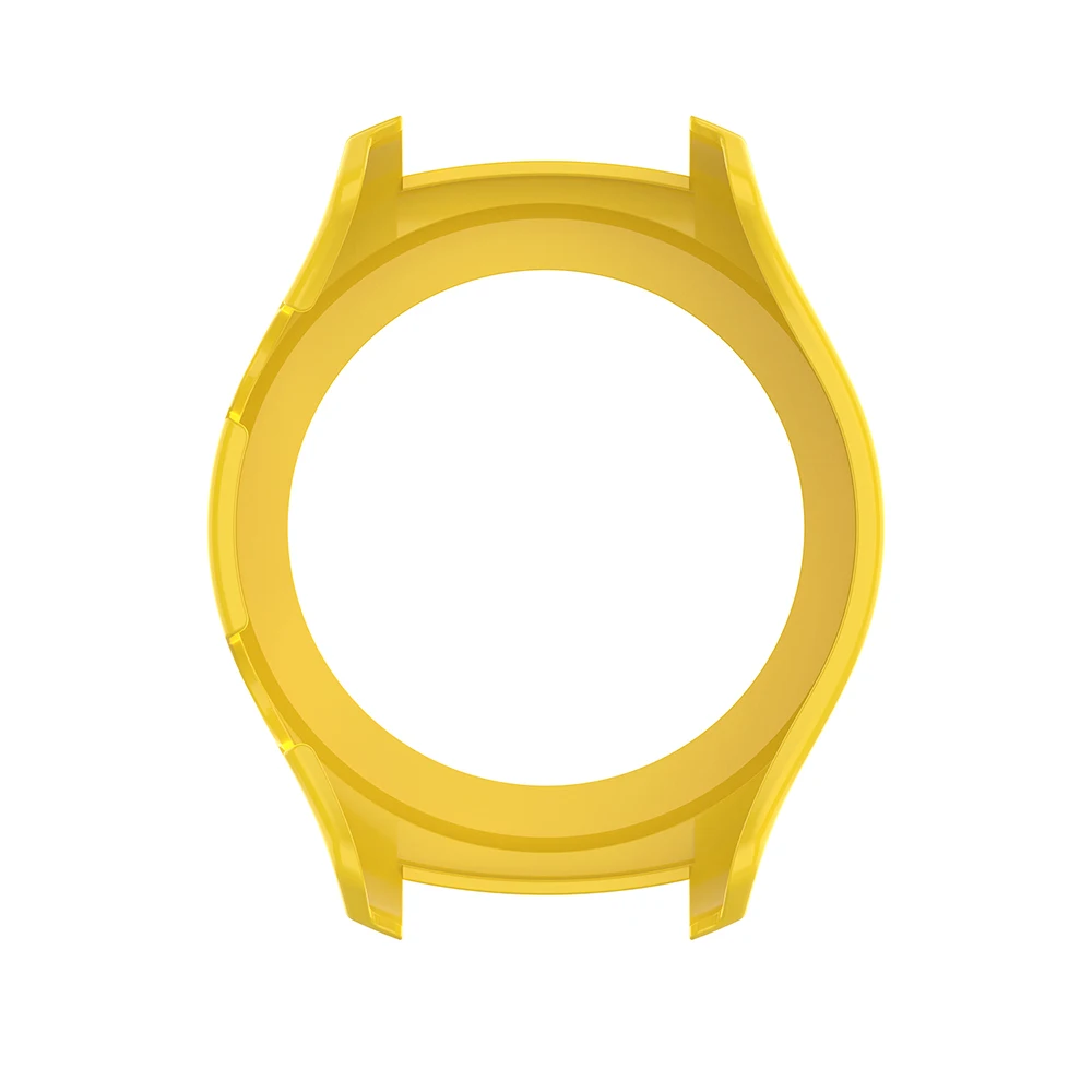 yellow Силиконовый защитный чехол для huawei Watch 2, Smartwatch, браслет, чехол с защитой от царапин, ударопрочный корпус, запчасти для трекера - Цвет: yellow