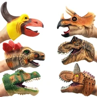 soft doll dinosaure hand puppets figure head animal arm dino toys for stories gift kids model world