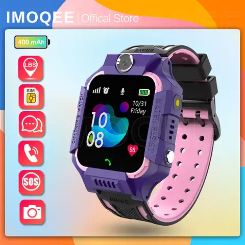 2022 Q19 Смарт-часы для детей GPS водонепроницаемый SOS камера против потери будильник часы голосовой чат игры Смарт-часы с sim-картой подарки