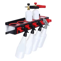 quality spray bottle storage rack abrasive material hanging rail car beauty shop accessory display auto cleaning detailing tools