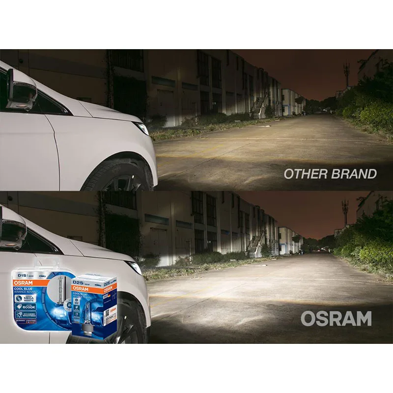 OSRAM D4S 66440CBA HCB ксенон HID холодный синий Advance Duo Box 6000K мега белый автомобильный
