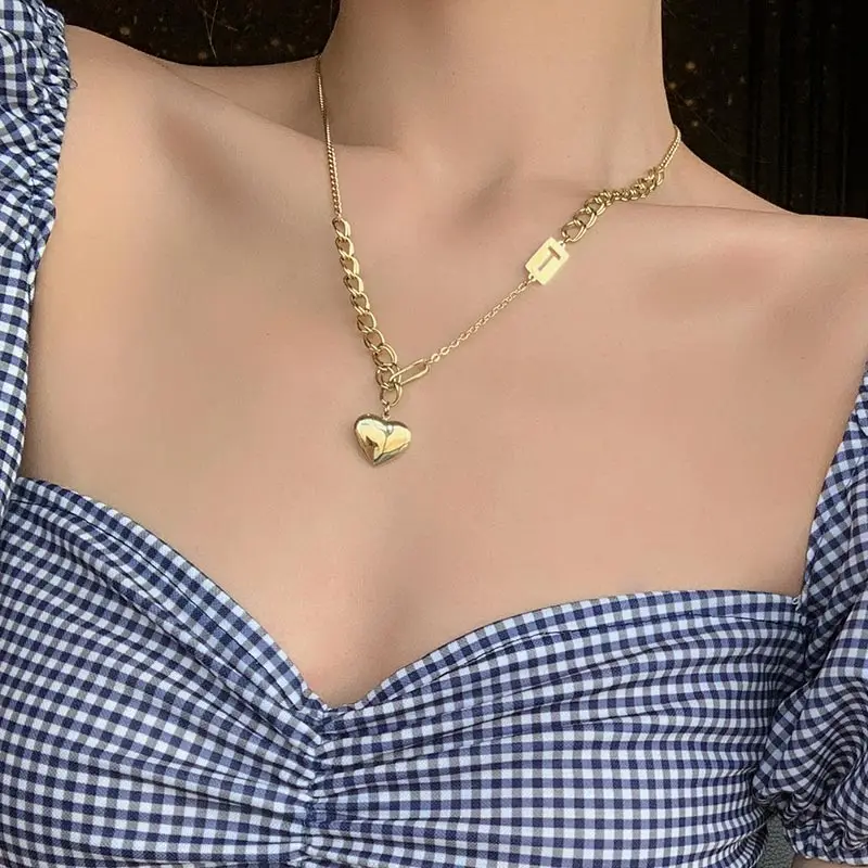 Таран из титановой стали стильный элегантный кулон &quotСердечко&quot светильник