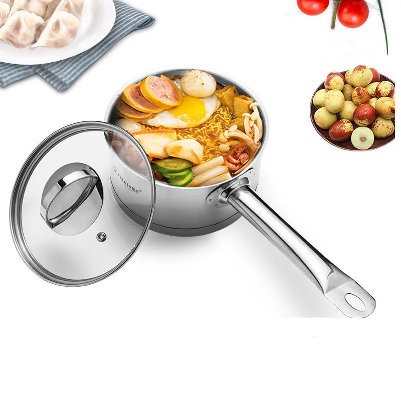 Нержавеющая сталь молочный горшок антипригарный Детская пищевая добавка для