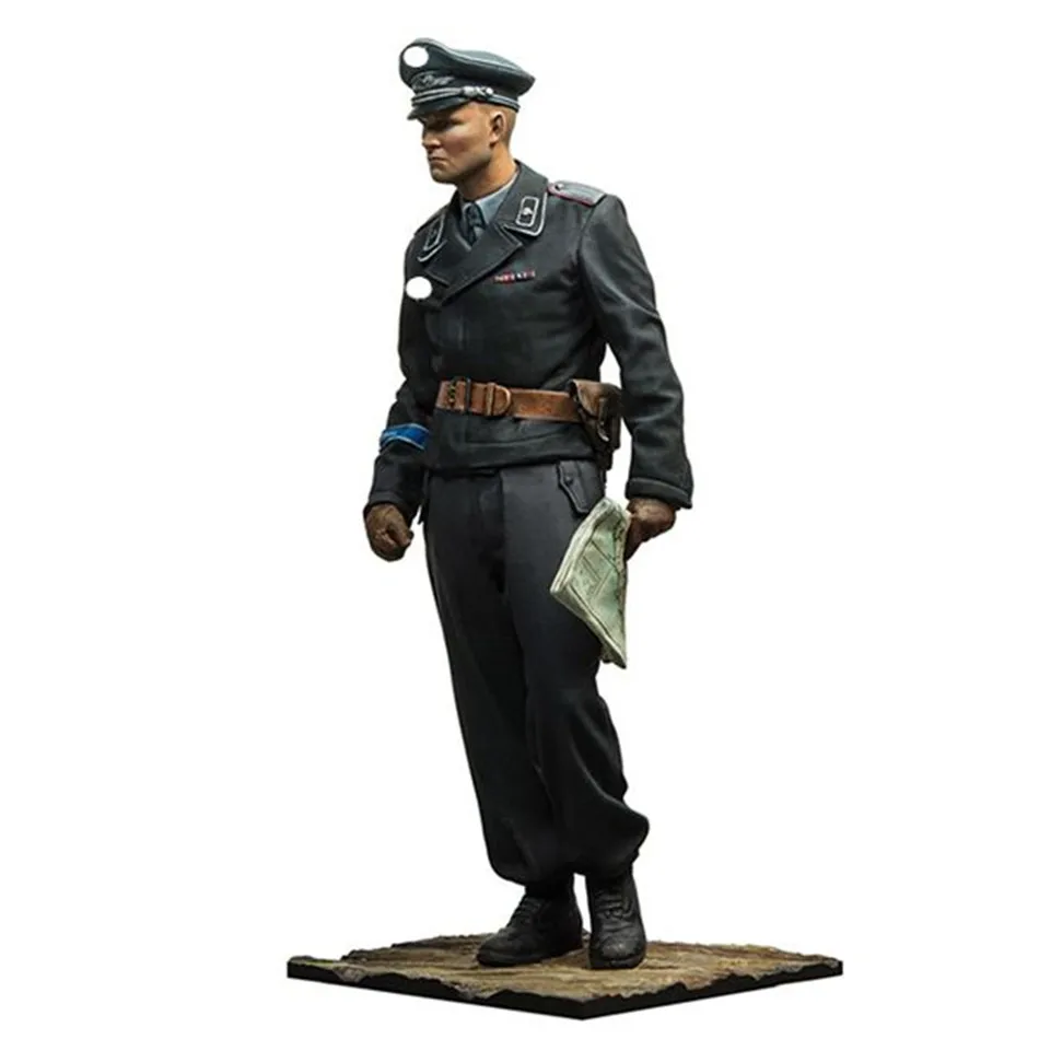Бронированный Ensign Herman Soldier полимерная фигурка 1/35 Масштаб Модель комплект Сборная