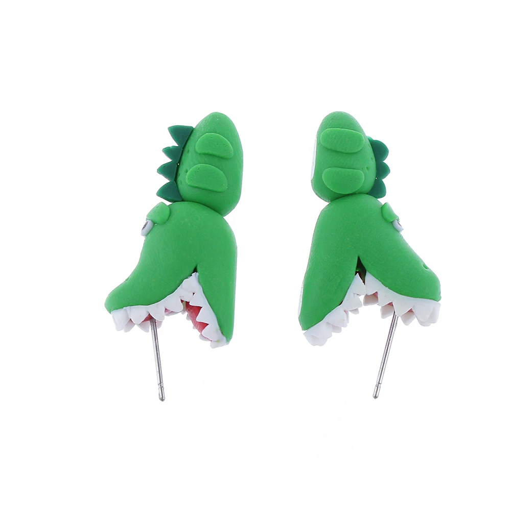 1 пара женские серьги гвоздики в виде крокодила|earring dangle|jewelry shoejewelry part |