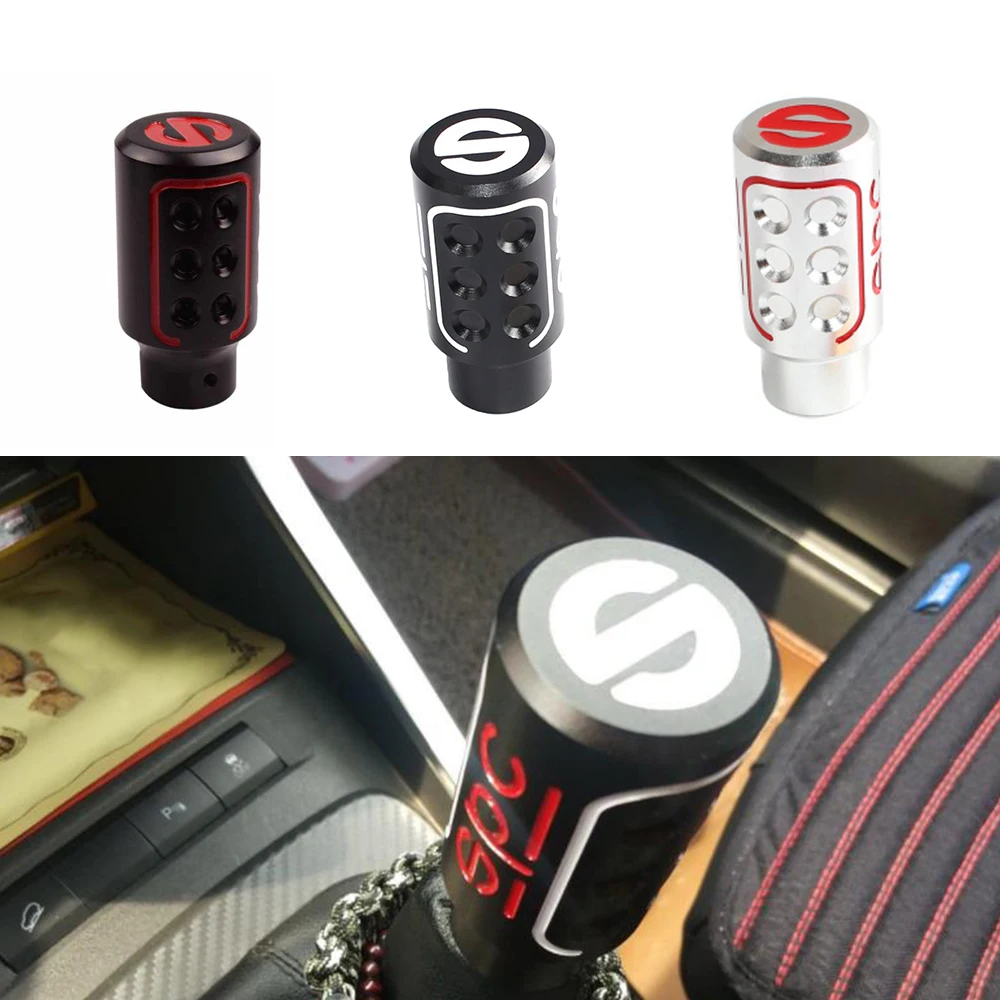 Авто вручную Aluninum Головка рычага переключения передач Универсальный