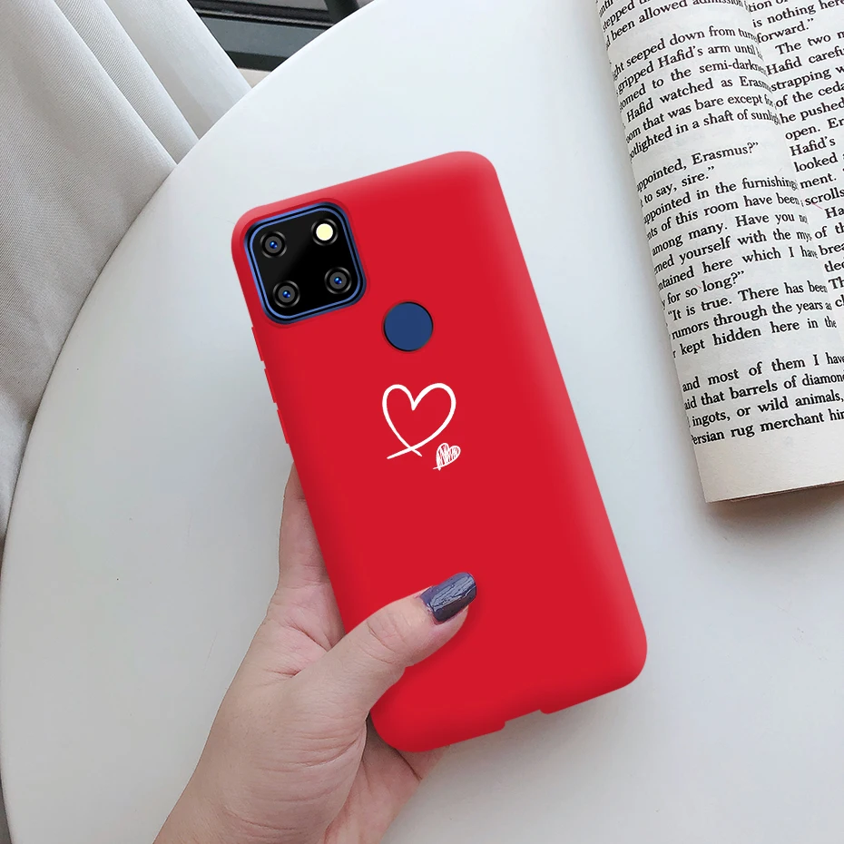 Мягкий силиконовый чехол-накладка для Realme 7i Global RMX2193 чехол телефона с рисунком